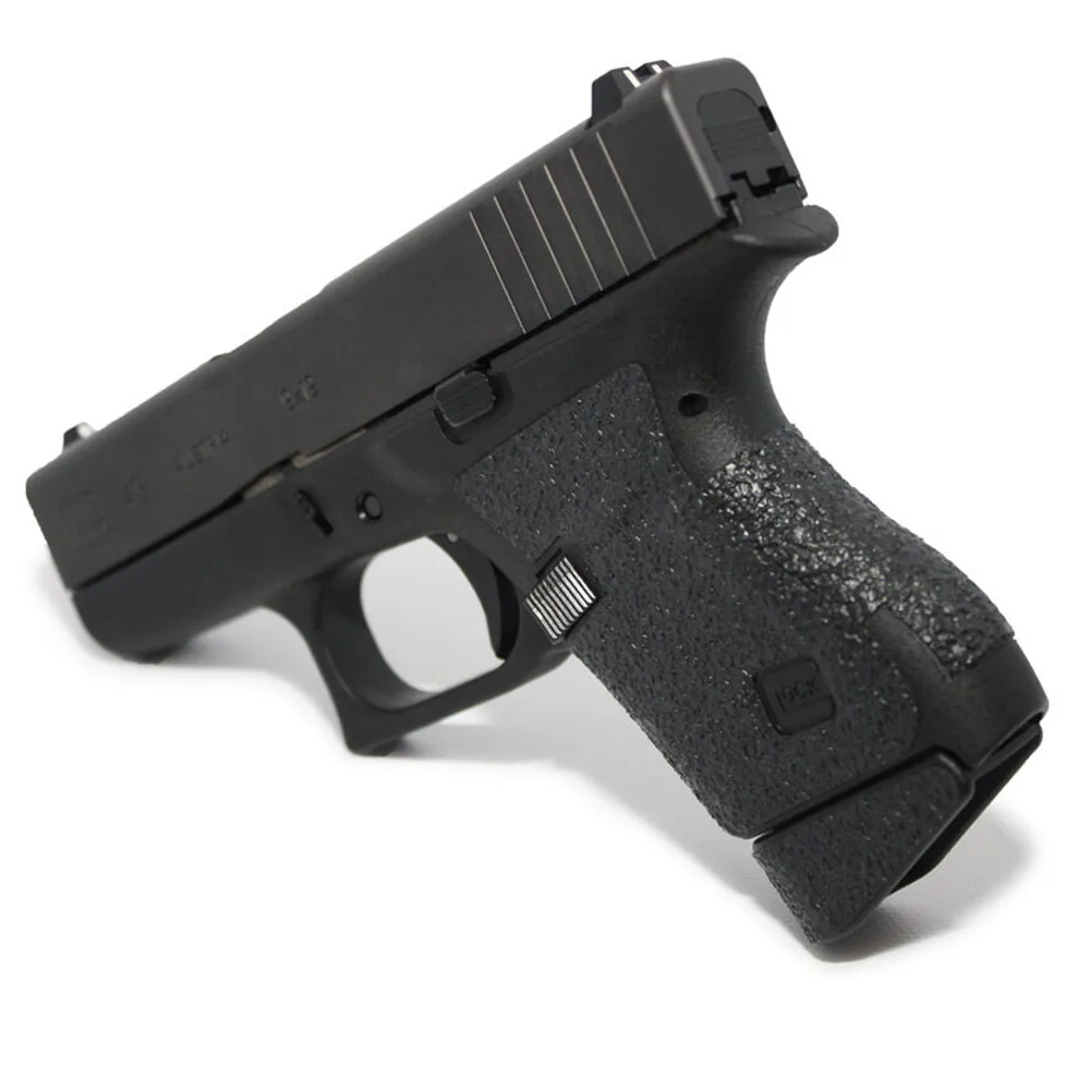 Нескользящая резиновая текстурная клейкая лента на заказ для Glock 43 Пистолетная ручка кобура Magwell клейкая 9 мм аксессуары для журналов