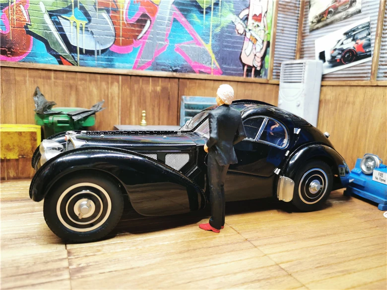 1/18 масштабная модель автомобиля Дисплей сцены статическая мини кукла Коллекция