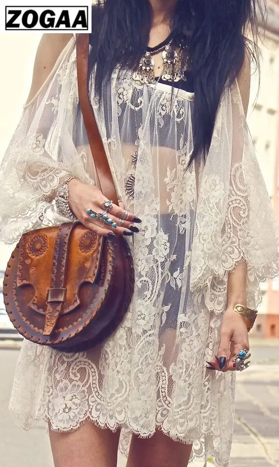 ZOGAA Saida De Praia 2019 пляжное закрытое парео Плайя комбинезон платье Vestido Livre Купальник