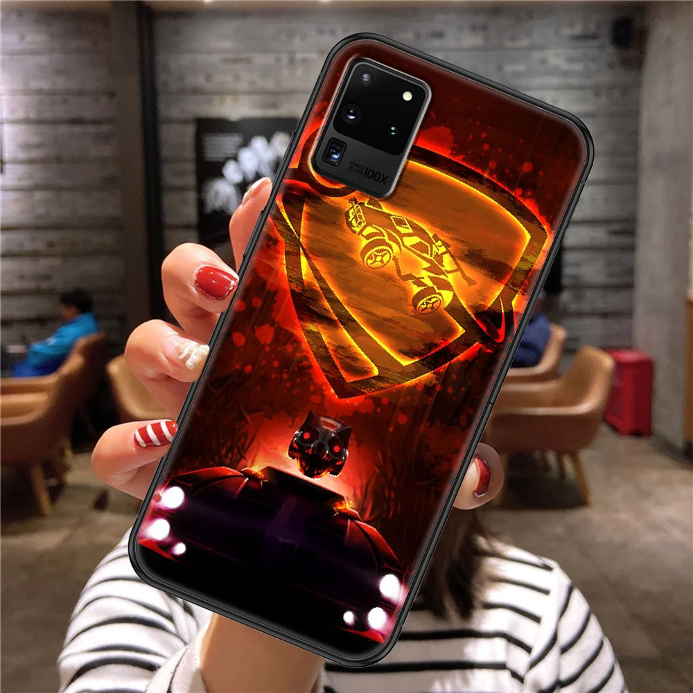 Чехол для телефона Rocket League для Samsung Galaxy Note 4 8 9 10 20 S8 S9 S10 S10E S20 Plus UITRA Ultra черный 3D кокос красиво на.