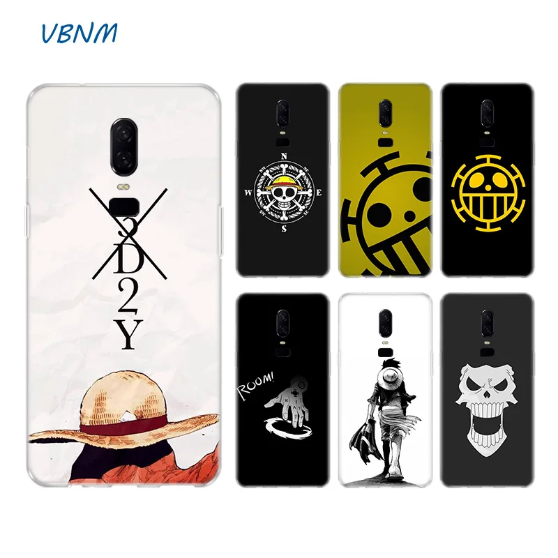 

One Piece Logo Anime Heart Soft Rubber Silicone Phone Shell Case For OnePlus One Plus 1+ 8 7T 7 Pro 6 6T 5 5T 3 3T Coque Cover