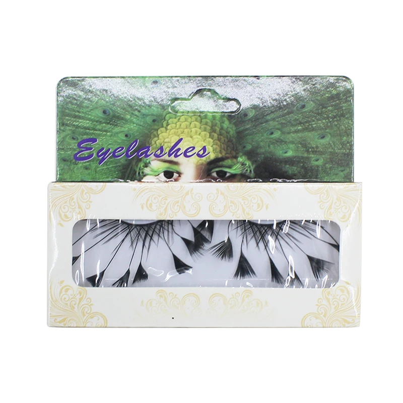 1 пара перьев накладные ресницы для подиума 100% ресница ручной работы инструмент