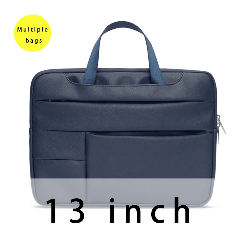13inch dark blue 13,3 дюймов ручка сумка для iPad Pro 12,9 ''чехол противоударный кейс для ноутбука для iPad Pro 12,9 дюйма планшета - Цвет: 13inch dark blue
