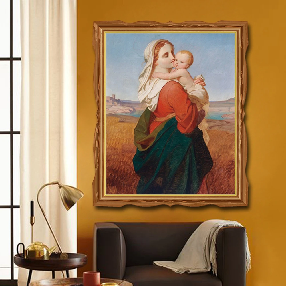 Девы Марии Святого ребенка христианский холст живопись каллиграфия Искусство