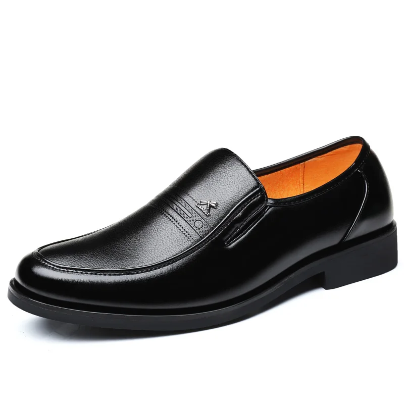 Мужская деловая обувь в Корейском стиле кожаная деловом мужская большого