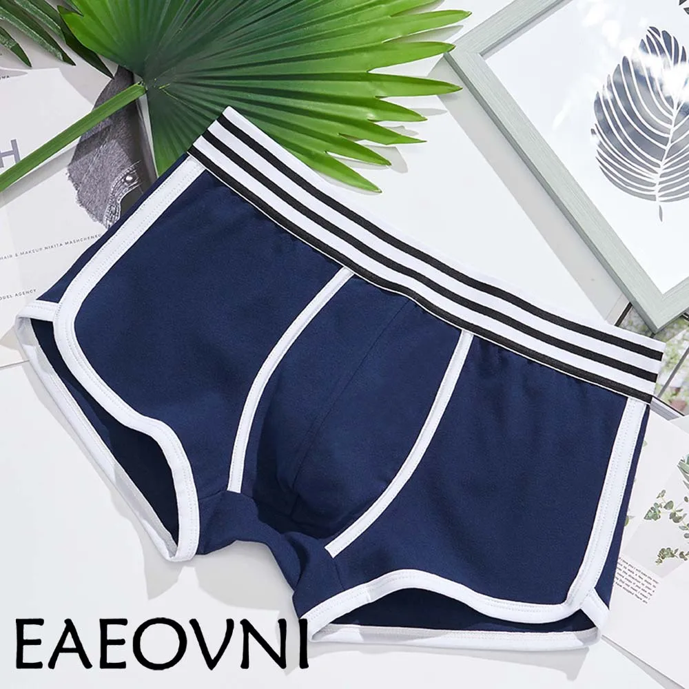 Men Underwear boxer cotton Cuecas Boxers Mens boxer shorts Underwear Low waist U convex pouch Man and breathable underpant