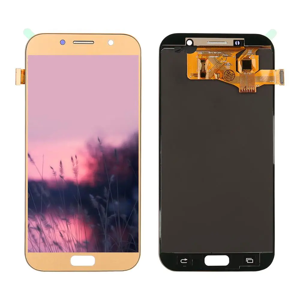 100% протестированный рабочий ЖК-дисплей для Samsung Galaxy A7 2017 A720 SM-A720F A720M LCDs сенсорный