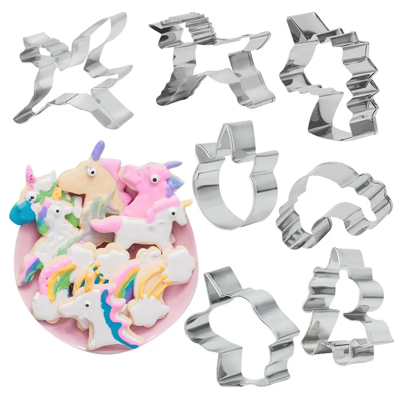 

1Pc Unicorn Cloud Shape Cookie Embossing Metal Mould DIY Chocolate Fondant Cake Decor Kid Adult Craft Kitchen Baking Tool Supply