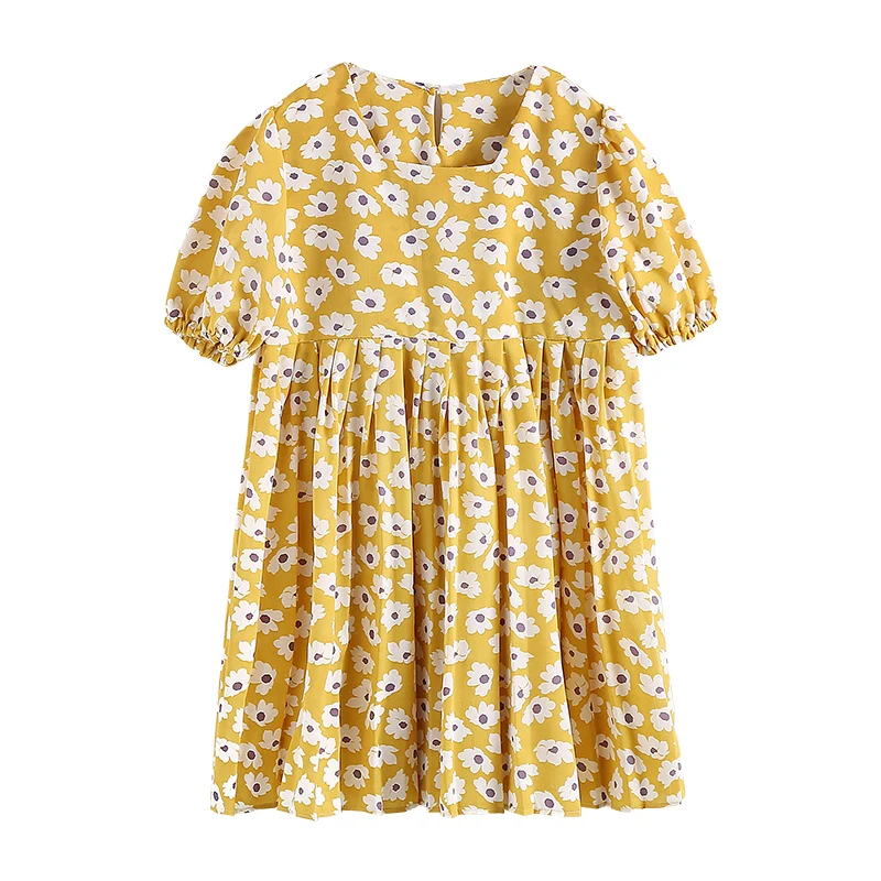 Детские платья для девочек платье принцессы с цветочным принтом 2020 одежда 4 6 8 10 12