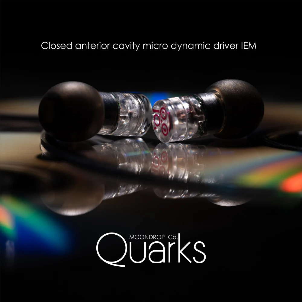 MoonDrop Quarks In-Ear Earphones High Performance LCP Micro Diaphragm Dynamic IEM Earbuds Moondrop Aria Sparks SSP SSR Blessing2 |