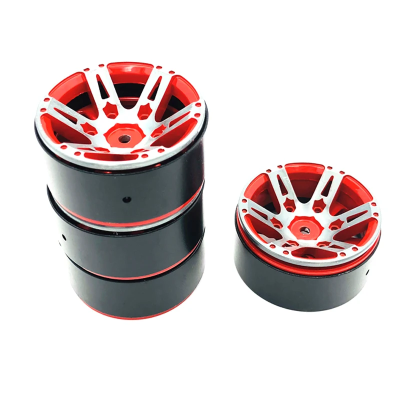 

2020 RC Car Wheel Rims Hub 1.9Inch Wheel Rims Hubs for 1/10 Remote Control Crawler Car Accessories 4Pcs