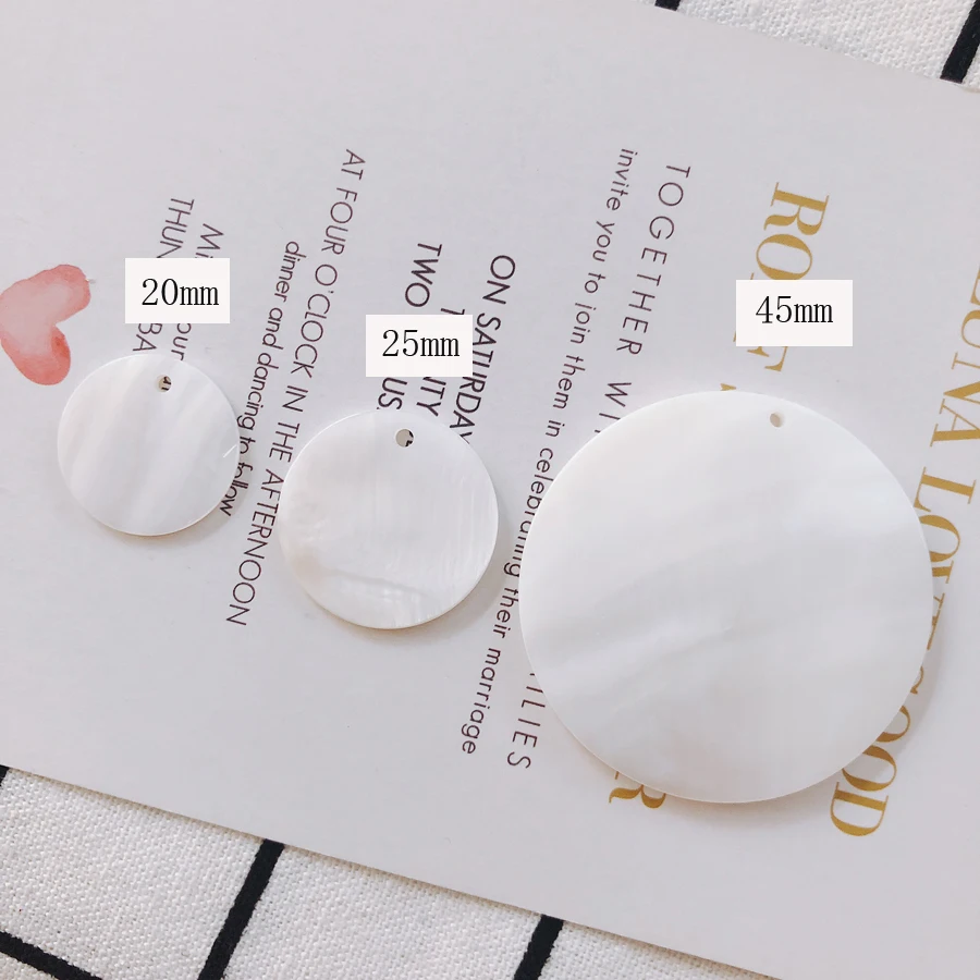 Natural Shell Earrings DIY Jewelry Accessories Necklace Pendant Handmade Materials 2pcs | Украшения и аксессуары