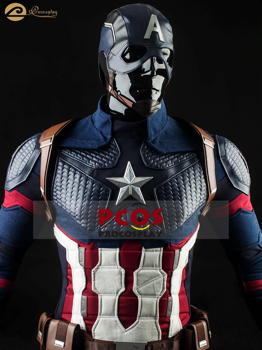 Официальный трейлер Стива Роджерса Капитан Америка Косплей костюм Мстители: Endgame Косплей Костюм mp004310