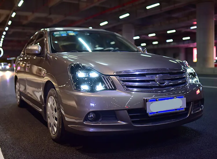 2 шт. автомобильный стиль светодиодный фары для Nissan Sentra 08-19 для Sentra Головной фонарь светодиодный DRL Объектив двойной луч H7 HID Xenon bi xenon объектив