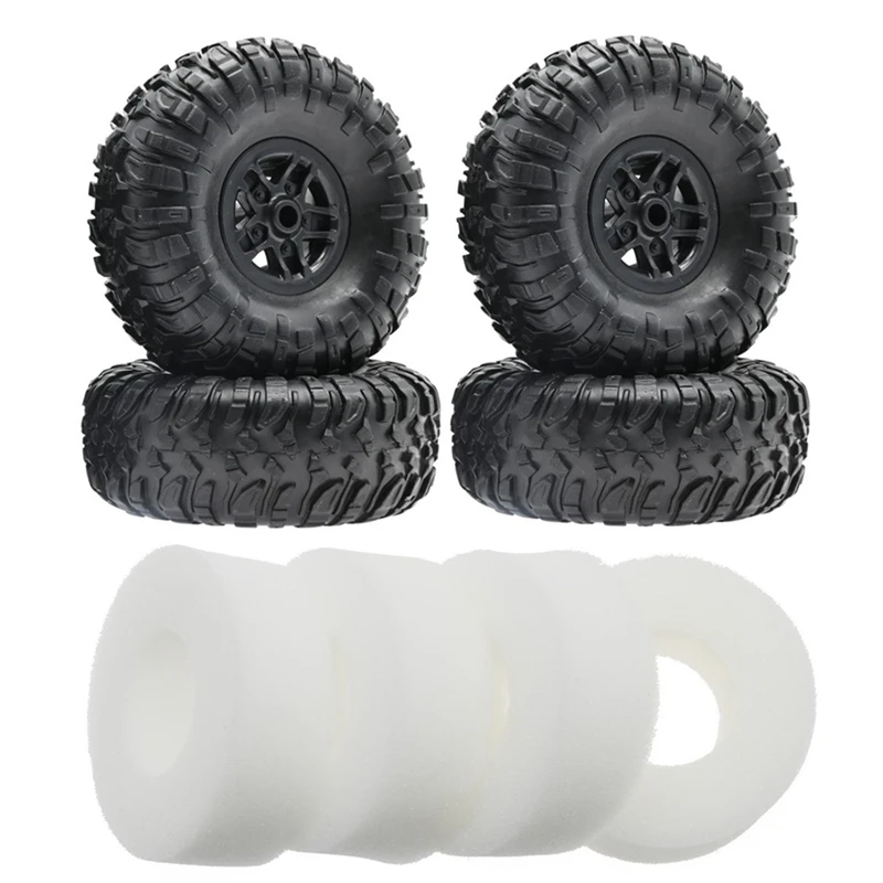 

4Pcs 75mm Tire Tyre Wheel with Foam for MN D90 MN96 MN98 MN99S MN-90 FY003 FY004 RC Car Upgrade Parts Accessories