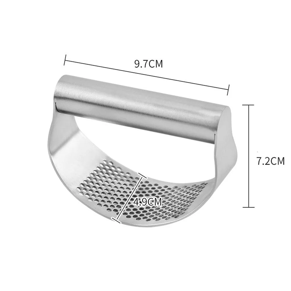 Garlic Press Rocker Stainless Steel Mincer Crusher Peeler Ginger Chopper Squeezer | Дом и сад