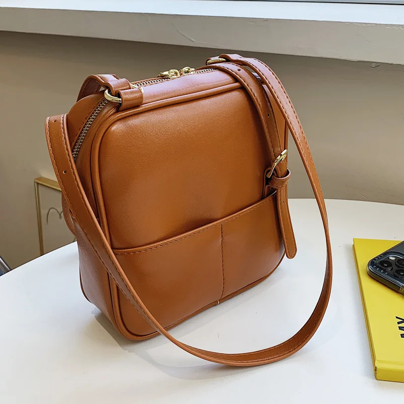 

High Quality Ladies Shoulder Bag 2021 New Trendy Fashion Simple Shoulder Messenger Bag Autumn Korean Version Small Square Bag