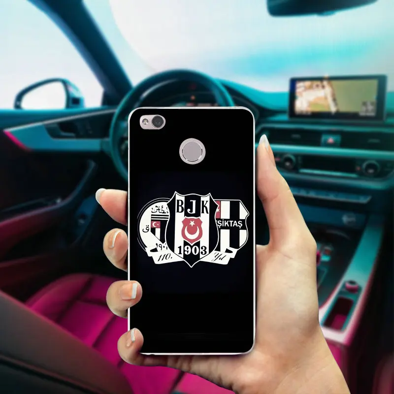 Футбольная команда Besiktas Jk мягкие чехлы для мобильных телефонов из ТПУ Xiaomi Redmi Mi Note