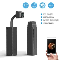 portable retractable wifi camera with night vision 1080p hd p2p remote view cameras surveillance ip cam mini video recorder