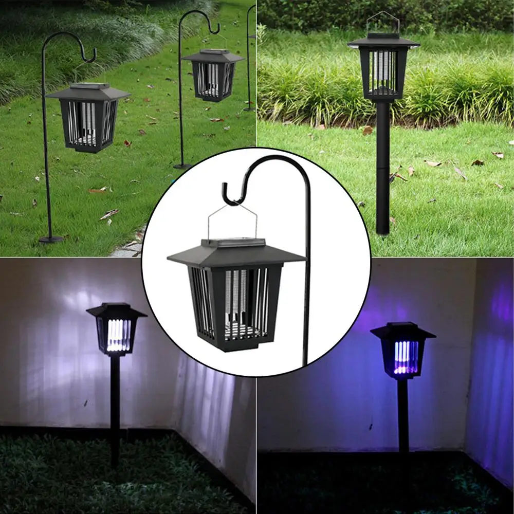 3 светодиодный солнечный инсектицидная лампа открытый газон лампы на солнечных