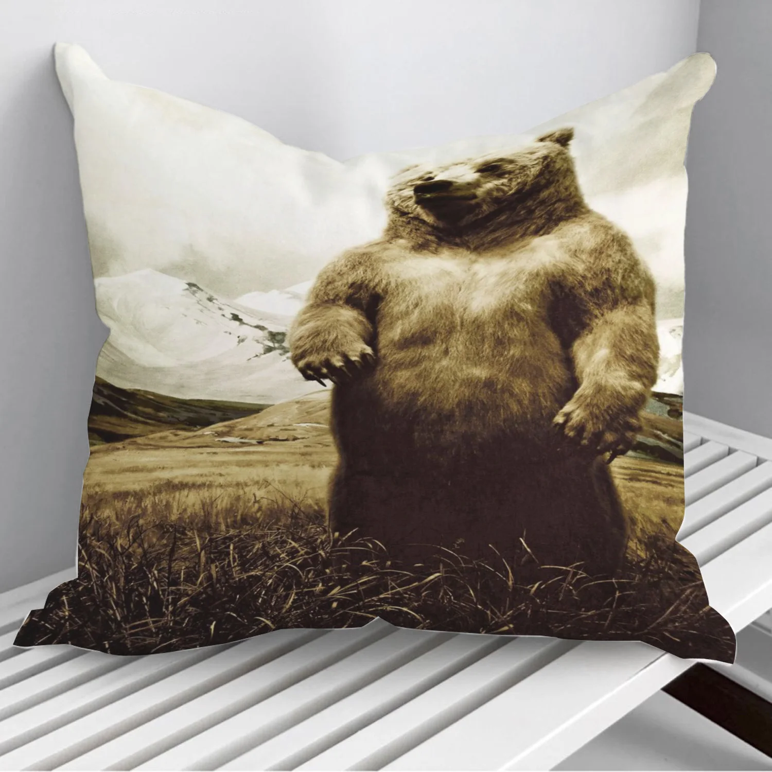 

Наволочка для диванной подушки Bear a, домашний декор, 45*45 см 40*40 см, Подарочная наволочка, Прямая поставка