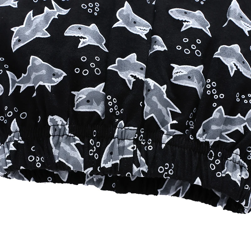 Детская блузка с длинным рукавом и принтом акулы|Комплекты пижам| |