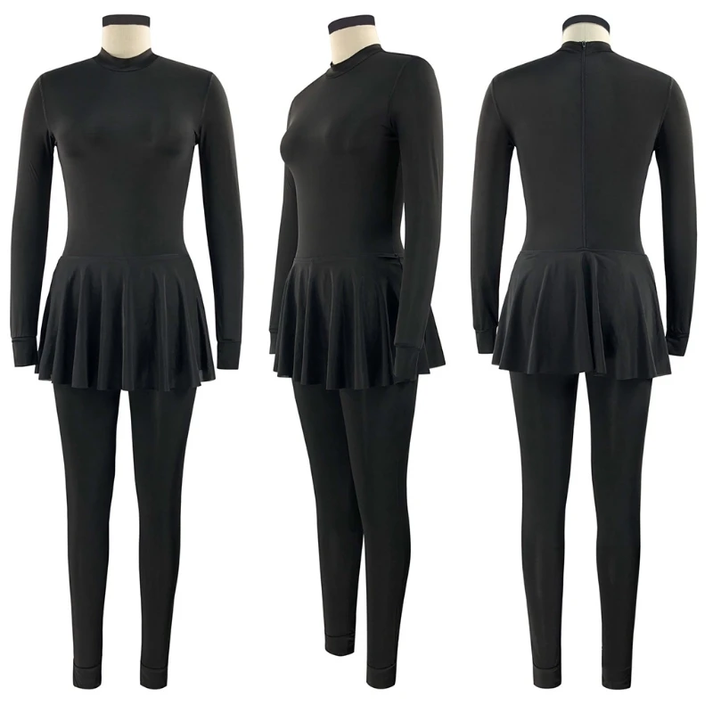 Сдержанный купальник E56D купальный костюм с полным покрытием пляжная одежда