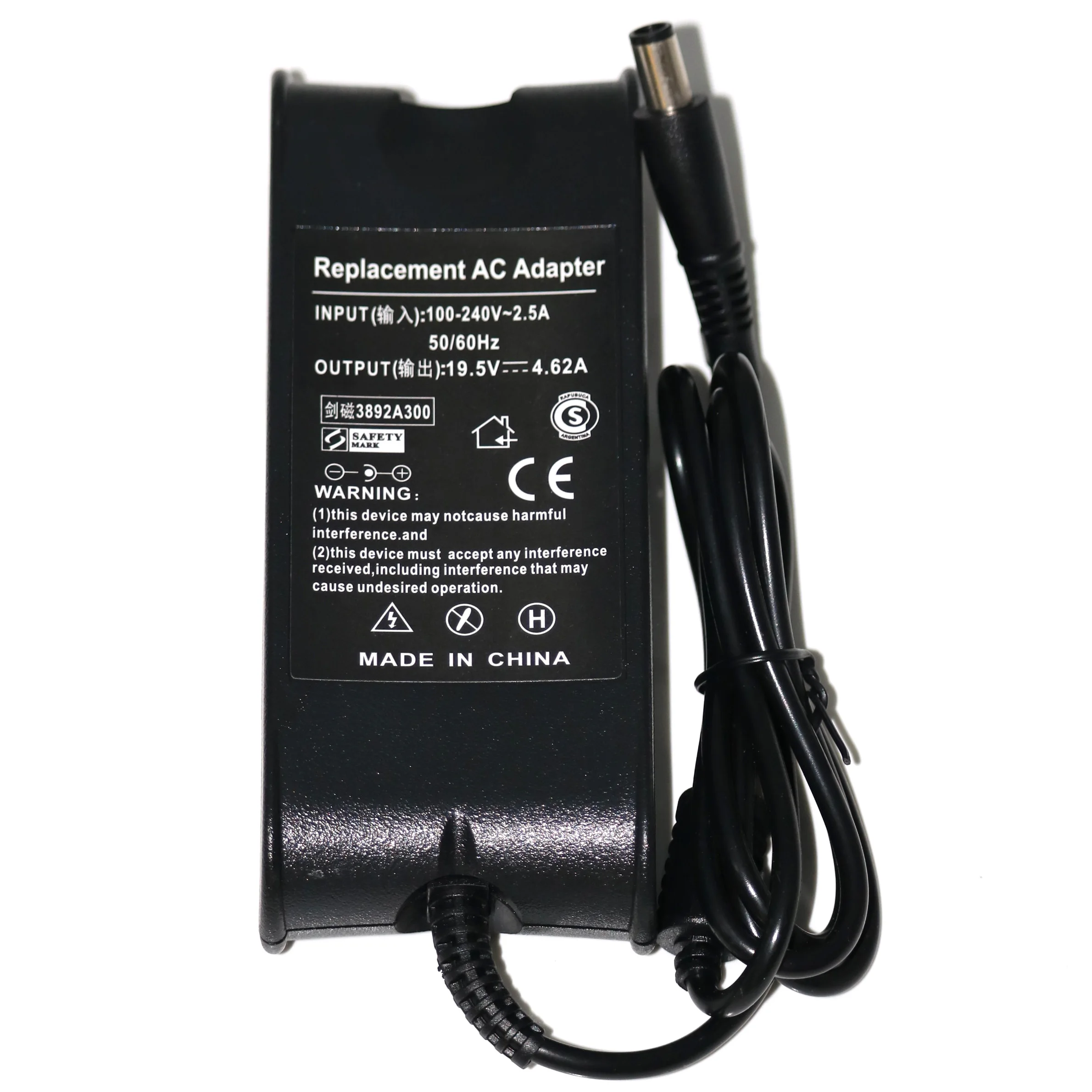 

90W Ac Adapter Charger for Dell Laptop Inspiron N7110 N5110 N7010 N4110 1545 5720 3520 3521 3542 5521 5537 9300 N5010 5580 N5050