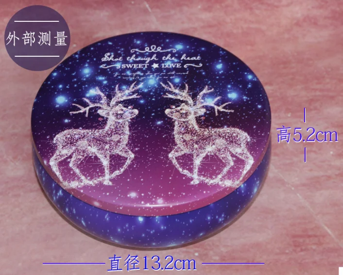 Новая модная металлическая коробка для конфет на день рождения свадьбы цветов