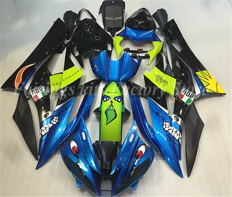

Высокое качество, новый ABS Набор обтекателей для мотоциклов, подходит для Yamaha YZF 600 R6 2006 2007 YZF-R6 06 07, комплект обтекателей под заказ, Акула, сини...