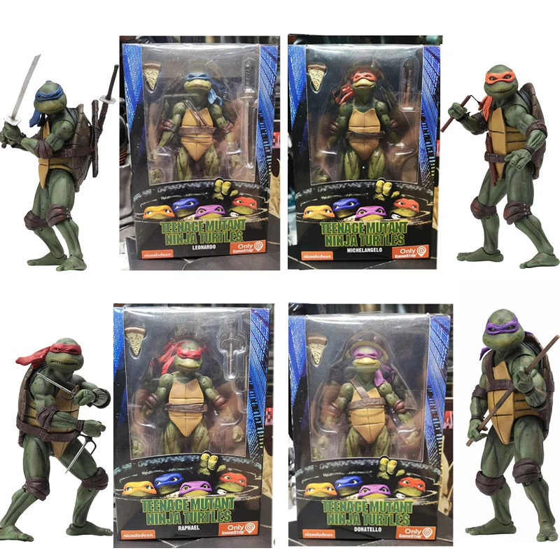 Фигурка из ПВХ NECA Leonardo Donatello Микеланджело Рафаэль экшн фигурка подарок 18
