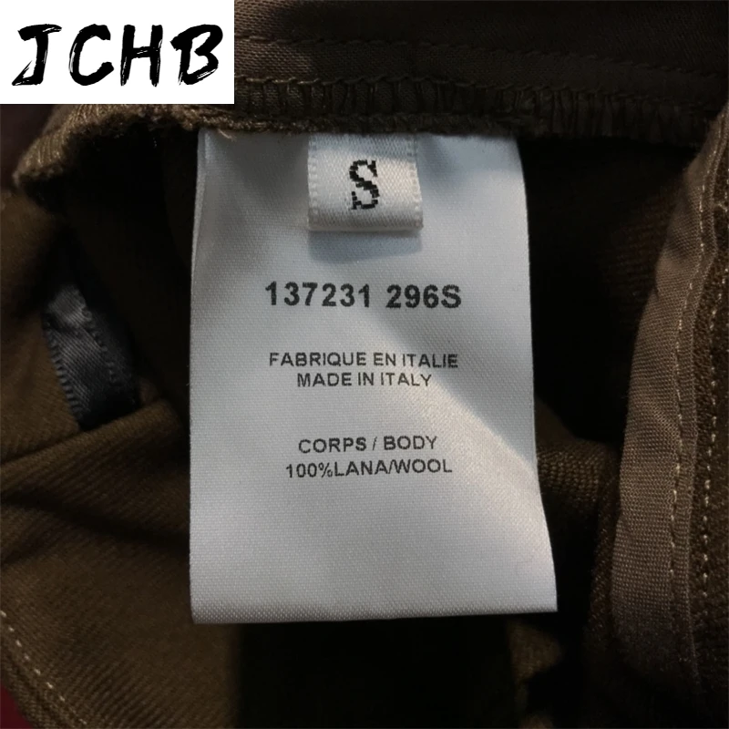 

Luxury Casual Brand Women 2021 Early Spring New Fashion Slim High Waist Straight Pants 100%Wool Soft Solid Trousers