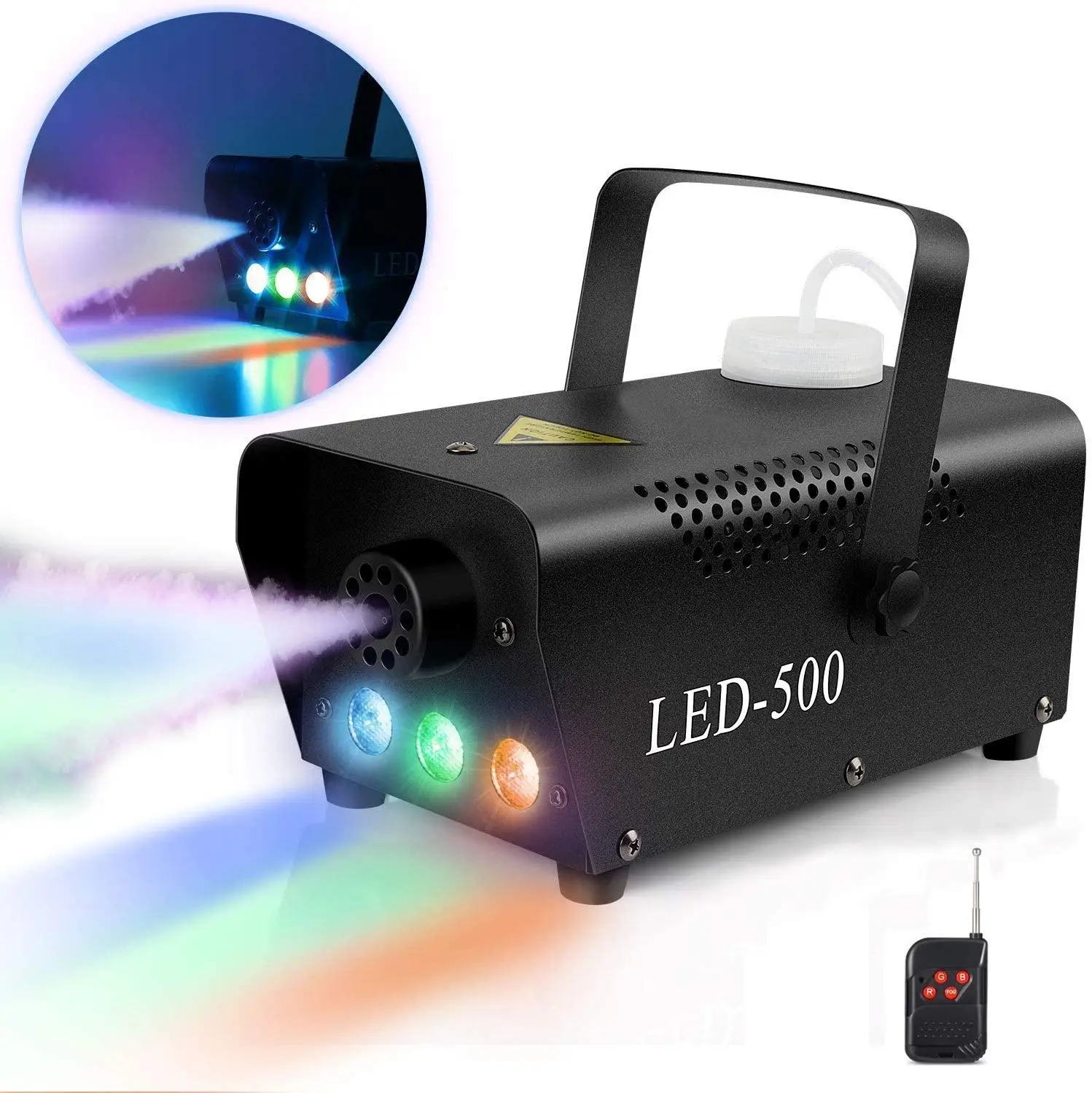 

3000W LED Smoke Fog Machine Stage Effect Fogger Equipment DMX Wireless Control For Weddings Disco DJ Party ,30 RGB LED Lights