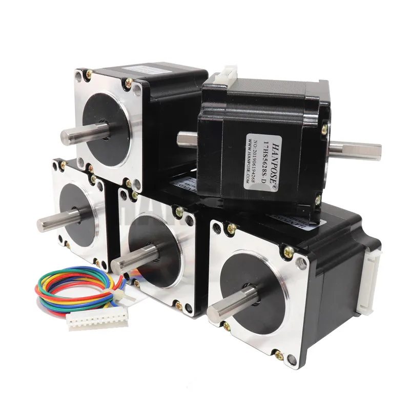 1 шт. NEMA 23 CNC шаговый двигатель 57 мотор 2.8A 126N. См D = 8 мм Nema23 CNC Маршрутизатор Гравировальный фрезерный станок 3D принтер