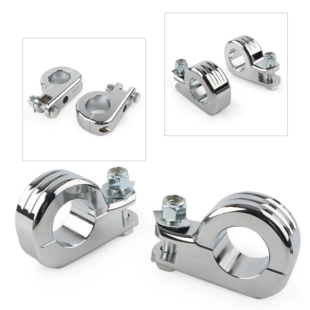 

32mm Motorbike Highway Foot Peg Mounting For Harley Touring Road King Engine Bars Chrome 50957-02