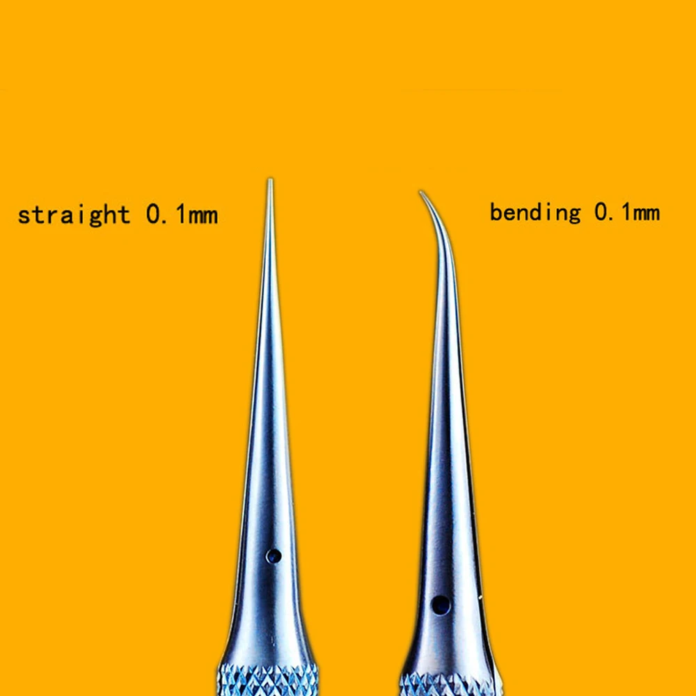 Прецизионный Пинцет для предотвращения оставления отпечатков пальцев с краями 0