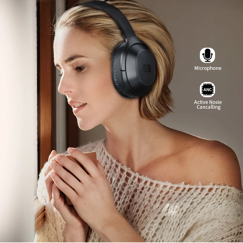 Langsdom BT25 активные беспроводные bluetooth-наушники с шумоподавлением ANC Hifi 3D игровая гарнитура наушники для PUBG Overwatch
