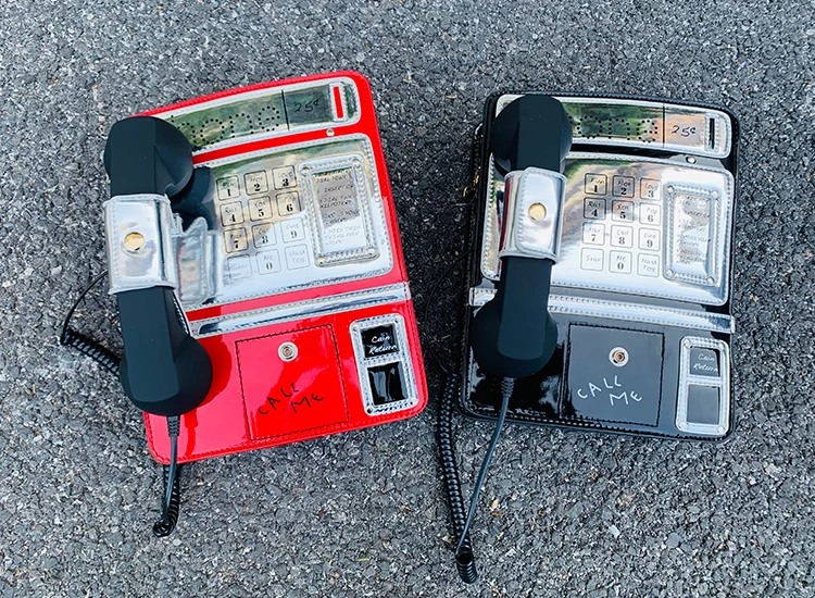 Черно красная лакированная кожа в стиле телефона женские модные сумочки на