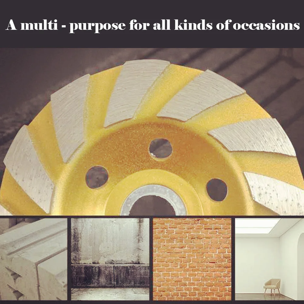 Алмазный шлифовальный круг диаметром 100 мм/4 дюйма режущий диск для бетона