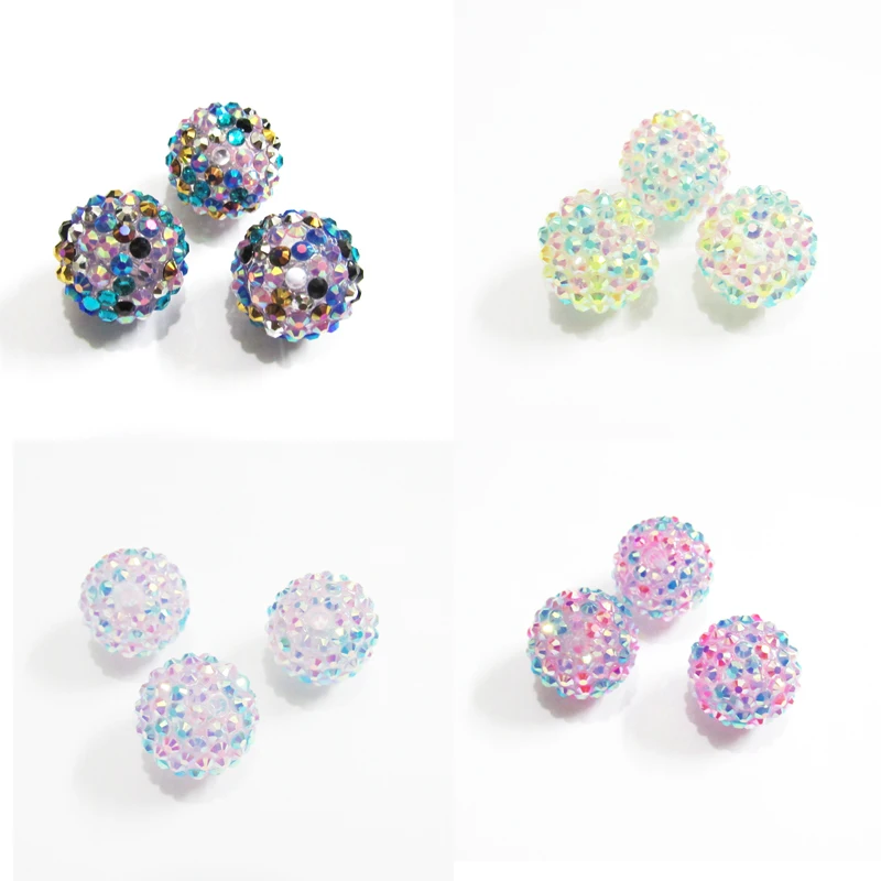 Новинка оптовая продажа смешанные стразы из смолы с конфетти 10 мм/12 мм/14 мм/16 мм/18