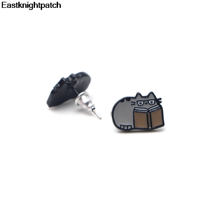 

20pairs/lot E1626 Creative Lovely Cat Stud Earring Kawaii Cartoon Girls Ear Accessories Fashion Jewelry Gifts For Women