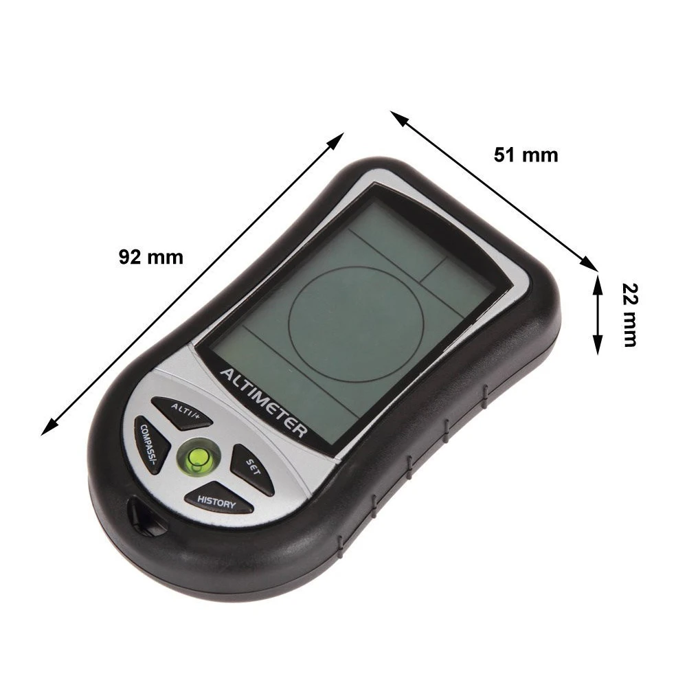 Рыбалка барометр метр портативный электронный высотомер 8-в-1 Портативный компас