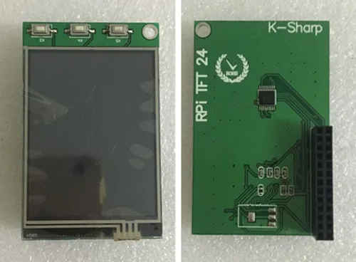 2 4 дюйма 26P SPI TFT LCD модуль с сенсорной панелью XPT2046 для Raspberry Pi B/B + 320*240 |