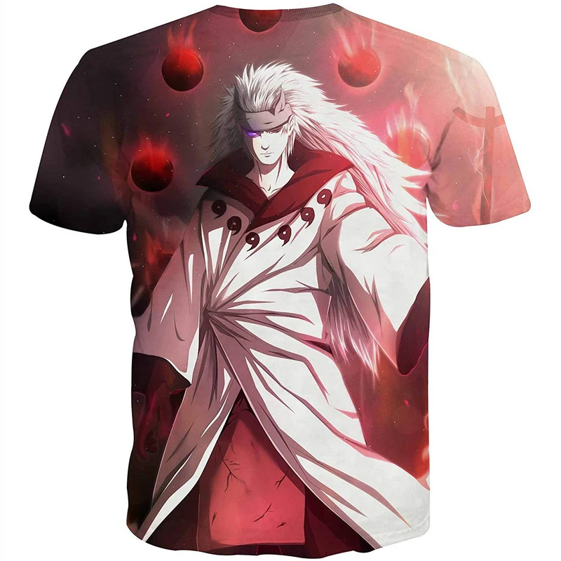 

Summer New Men's and Women's T-shirt 3D Printing Japanese Ninja Anime Sasuke Children's Plus Size Shirt