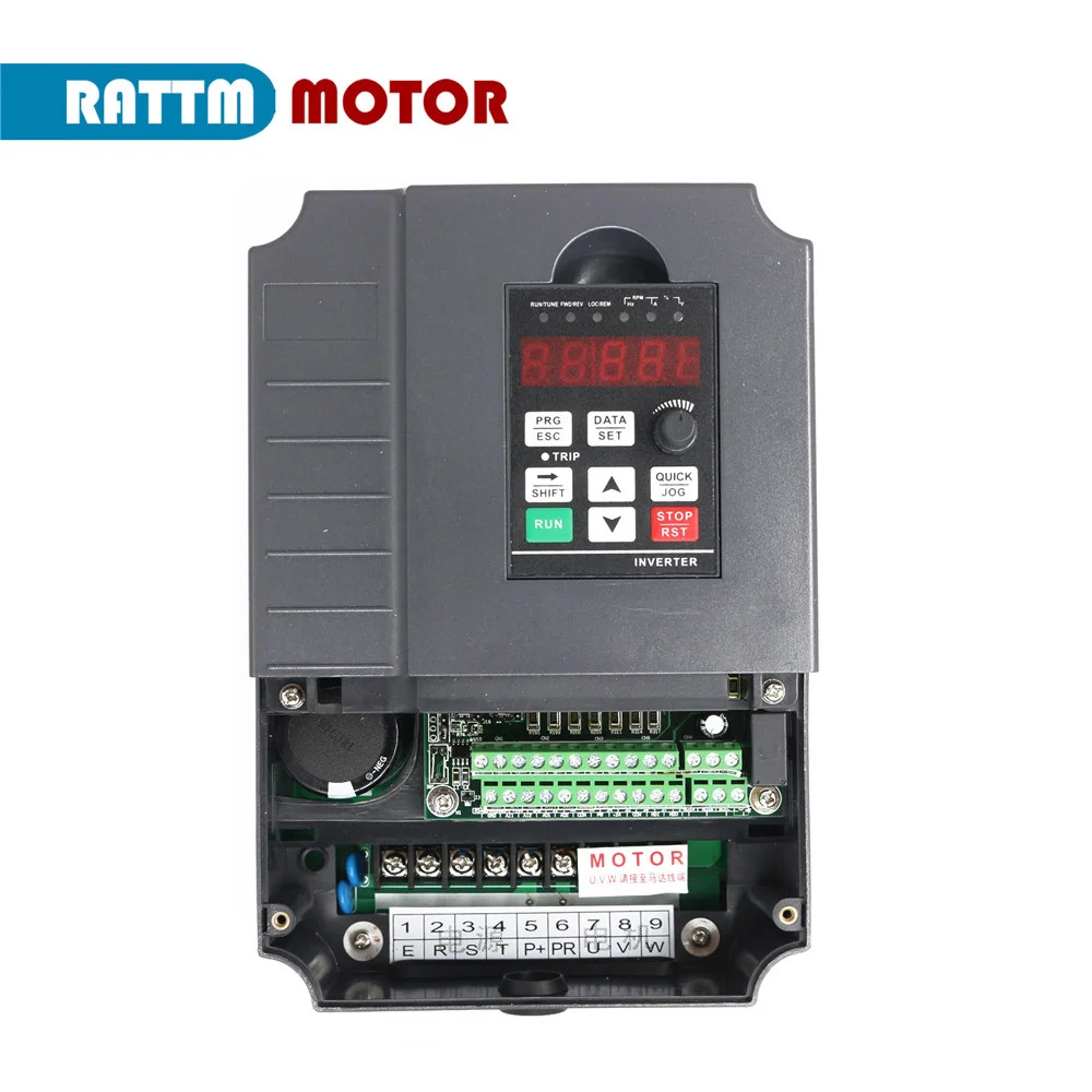 ЕС доставка инвертор HY 7.5kw 220V или 380V Выход 3-фазный векторный контрольный Инвертор