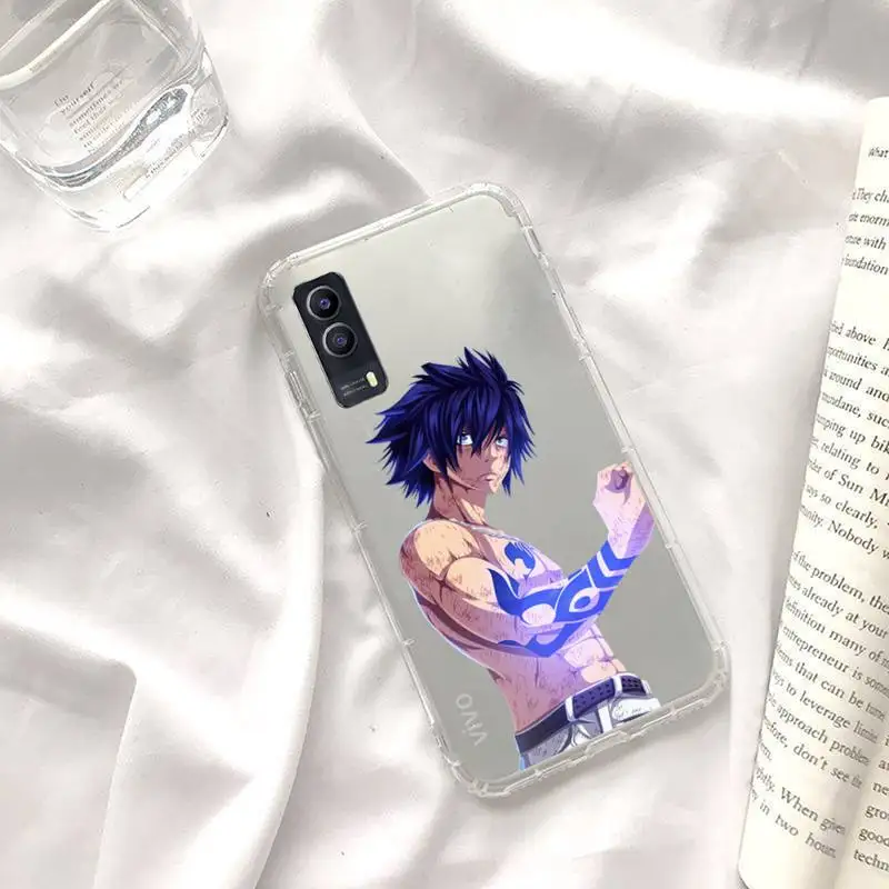 

Gray Fullbuster Fairy Tail anime Phone Case Transparent for vivo x y s 7 9 1 7 5 6 50 53 66 55 69 67 e plus pro
