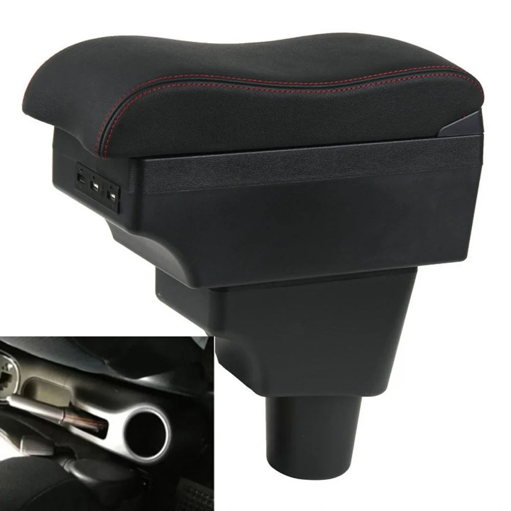

For Toyota Sienta Armrest box central Store content box with cup holder ashtray with USB interface