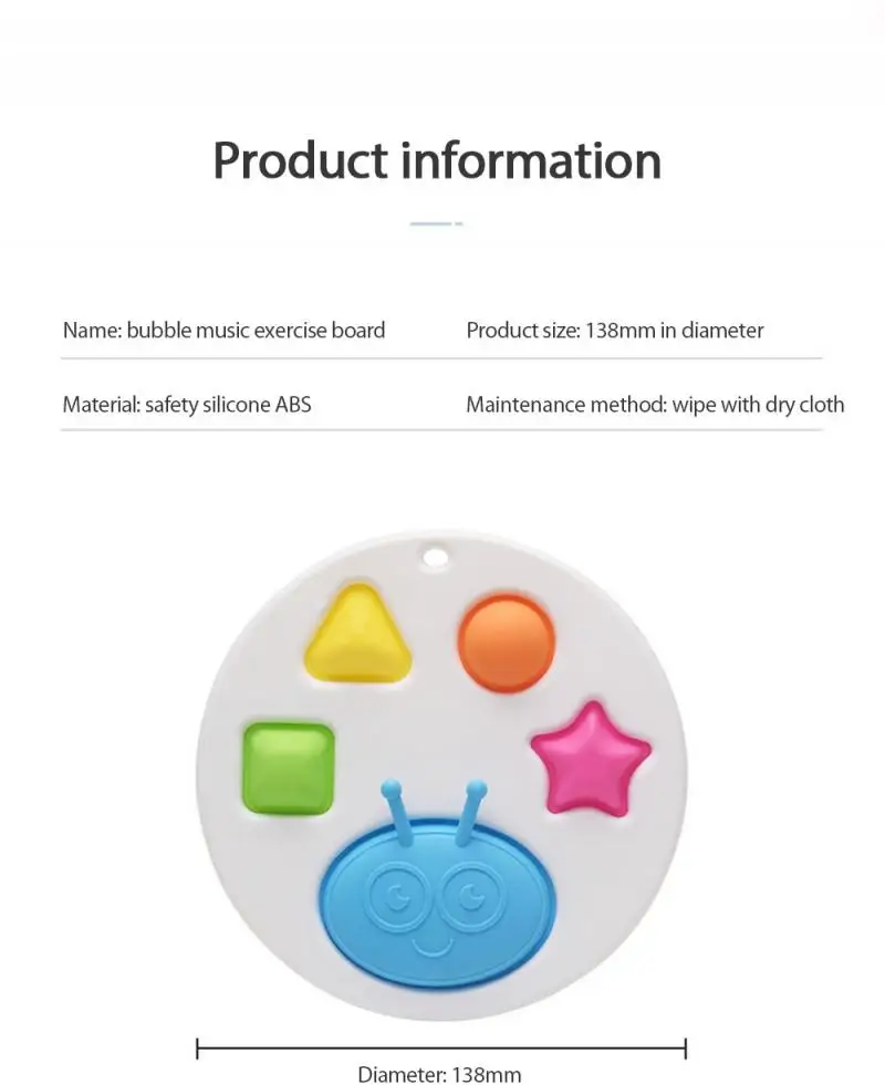 

Infant Baby Toys Montessori Exercise Board Rattle Puzzle Colorful Intelligence Development Early Education Intensive Training