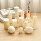 Форма в виде конуса для самостоятельной сборки, цилиндрическая геометрия, акриловая Форма для свечей, форма в европейском стиле для Свеча на колонне, Пластиковая форма