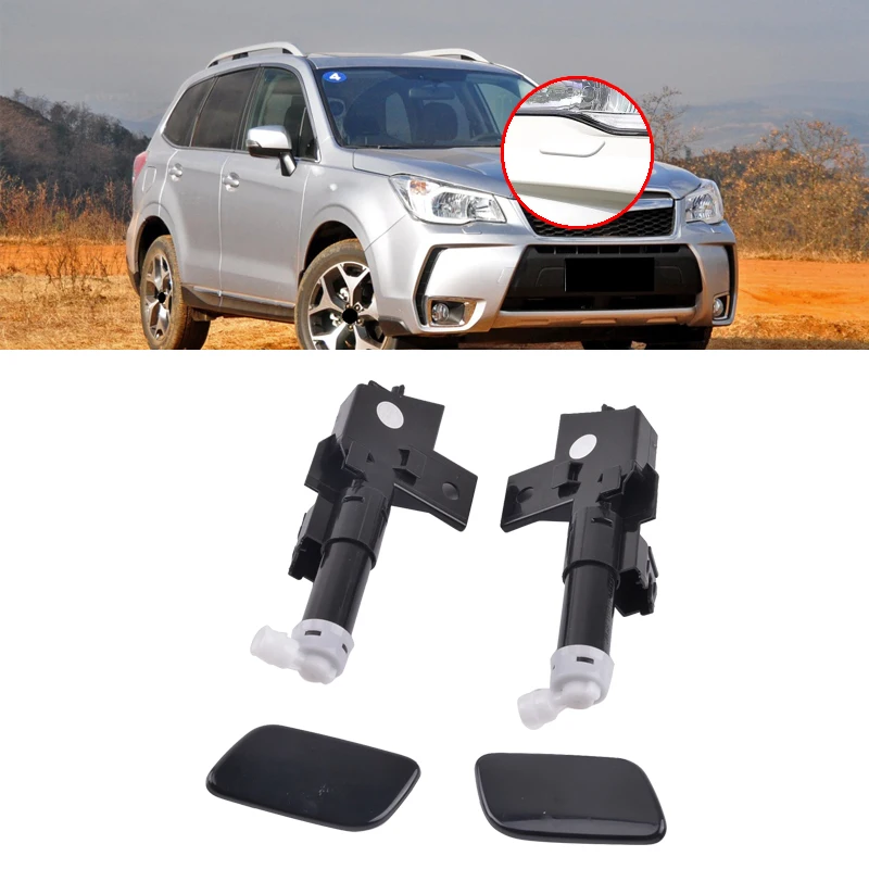 CAPQX для Subaru Forester 2013 2014 передняя фара сопла и крышка струйный распыляющий кепки